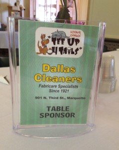 Table sponsor, Dallas Cleaners